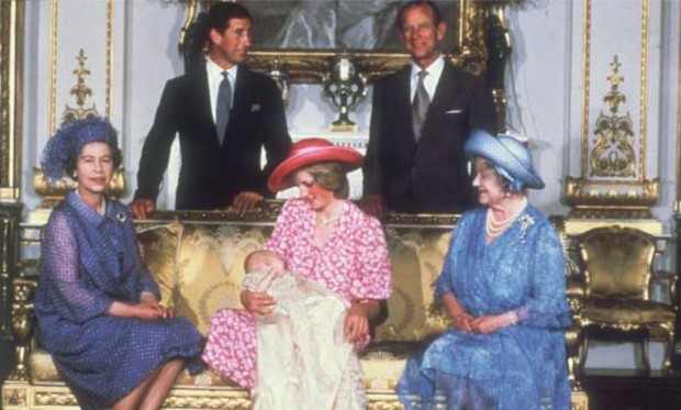 Prince William's christening